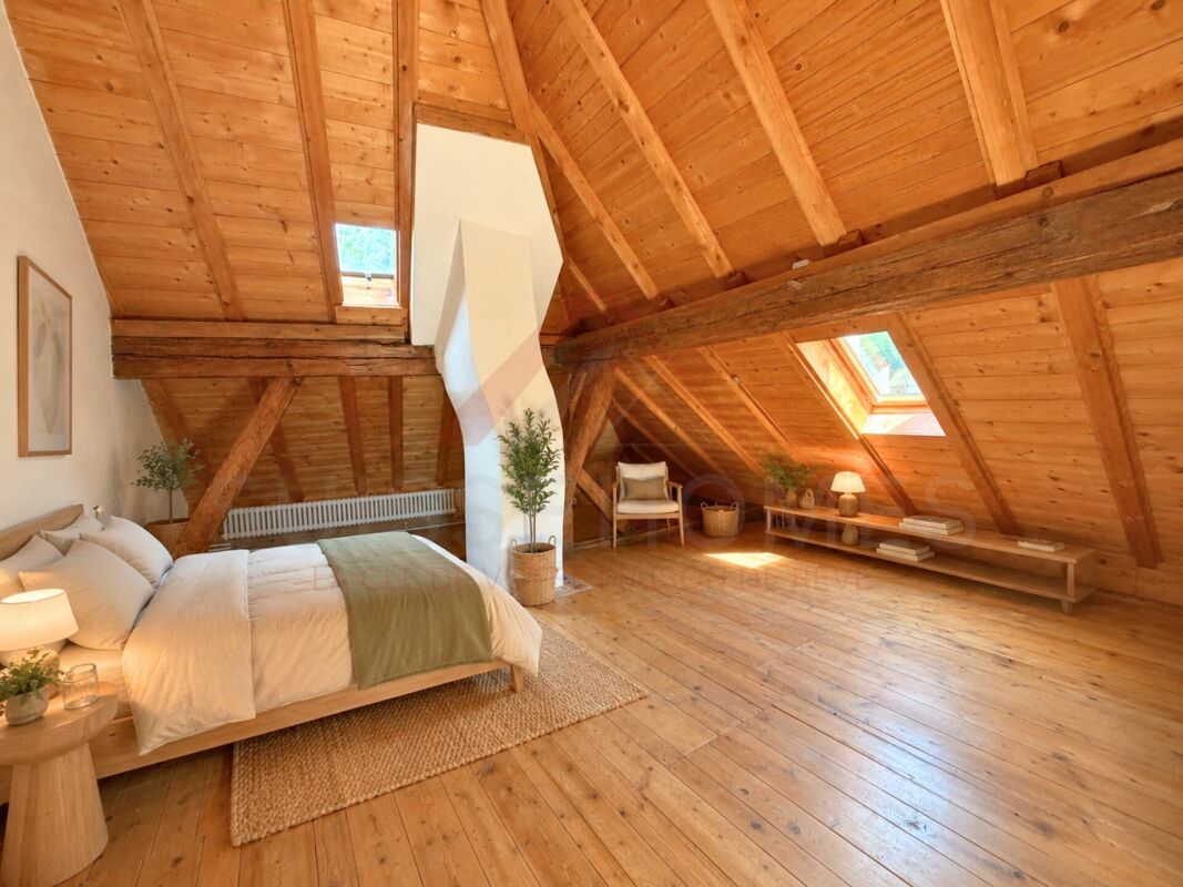 Coup de coeur à Romainmôtier - Duplex lumineux de 130 m² avec beaucoup de charme