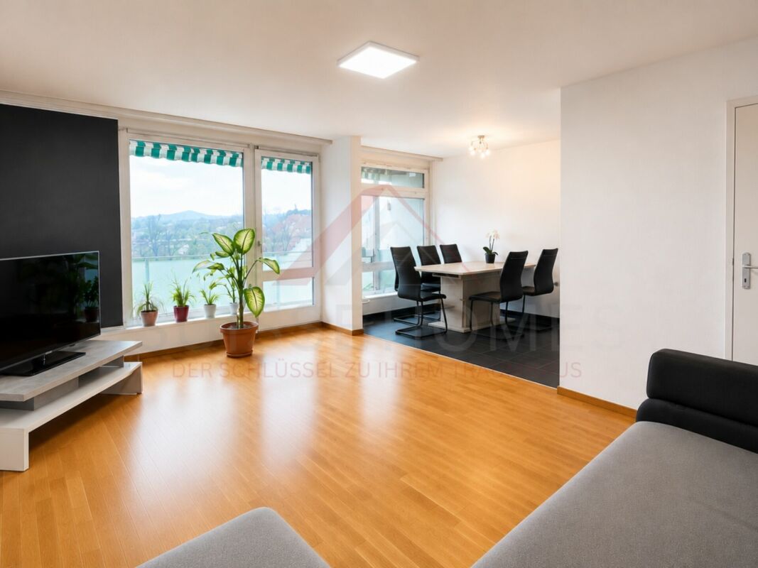 Immobilie in Burgdorf - Wohnen über den Dächern von Burgdorf - Helle 3.5 Zimmer Wohnung mit Aussicht - Bild 3