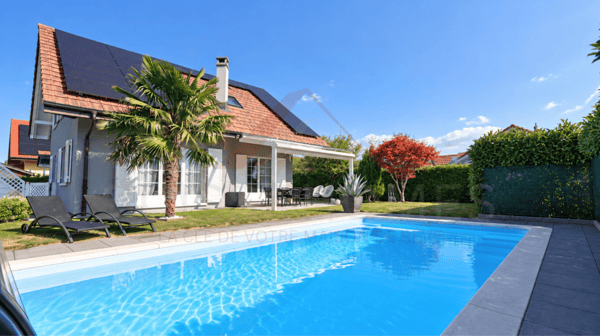 Maison individuelle 3.5 pièces rénovée avec piscine, photovoltaïque et 4 places de parc 4