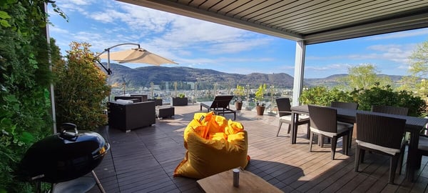 VACALLO  ATTICO SU DUE LIVELLI CON TERRAZZA PANORAMICA