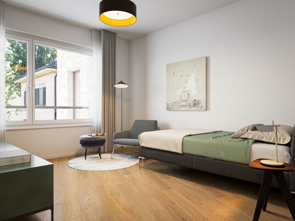 Empfangen Sie Ihre Gäste grosszügig 4.5-Zimmer-Neubauwohnung im Lind 3