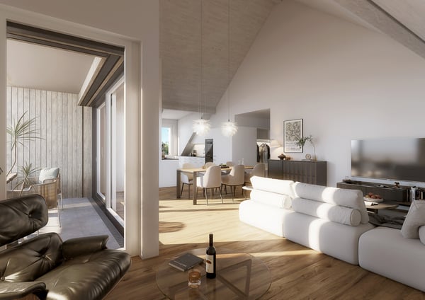 Moderne Dachwohnung für Lebensqualität 1