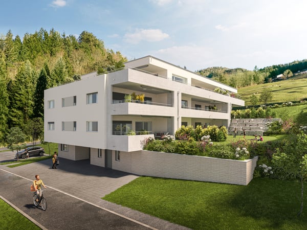 Wohnen, wo die Natur beginnt  mit Sitzplatz und Blick ins Grüne 1