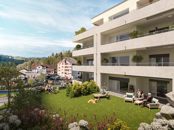 Zeitgemässes Wohnen: Neubauwohnung mit stilvollem Ambiente 1