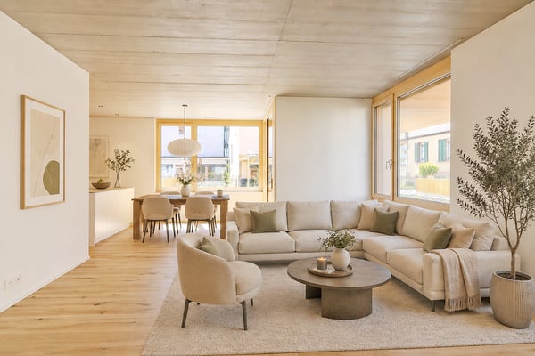 170 m² Gartenwohnung mit separatem Homeoffice / Atelierraum