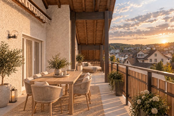Grosszügige Dachwohnung mit Panoramablick 1