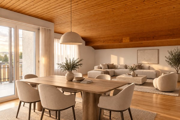 Grosszügige Dachwohnung mit Panoramablick 2