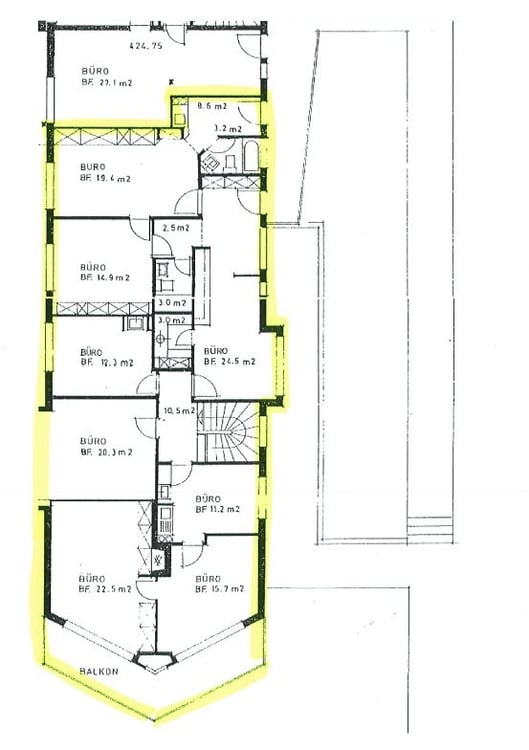 Büro an bester Lage zu vermieten (befristet bis 30.09.2030) 3
