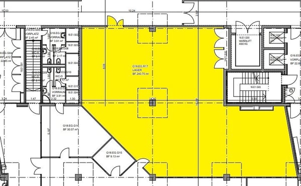 Grosszüges Lager im Bachgaben Quartier 4