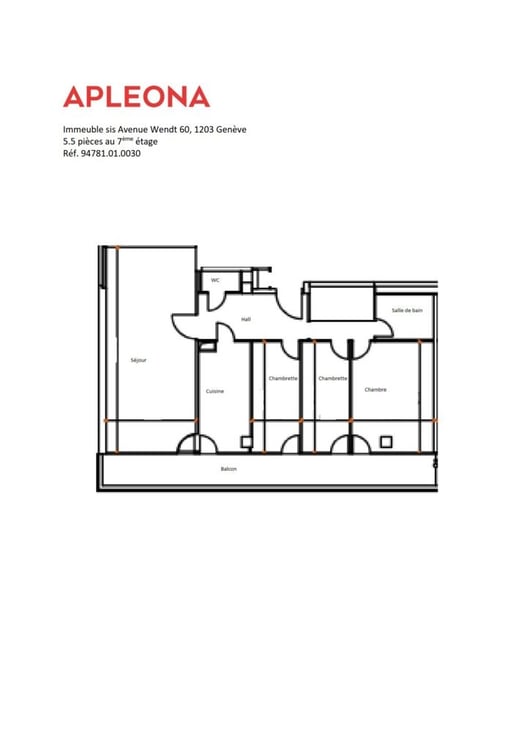 Bel appartement dans le quartier de la Servette 9