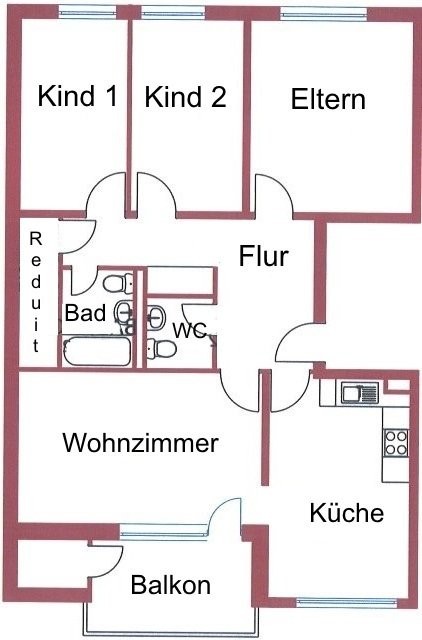Familienwohnung mit Aussicht auf die Ergolz 8