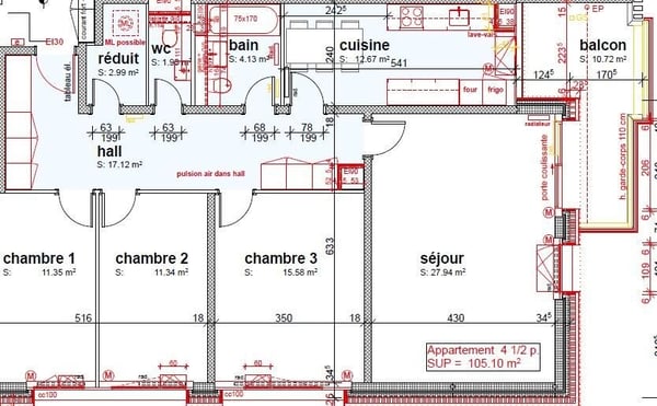 Appartement 1.5 pièces au 8ème étage à Beaumont ! 8