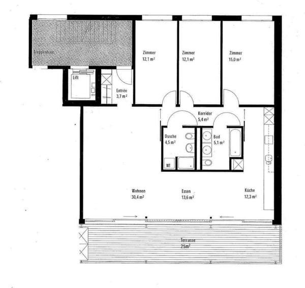 Geräumige Wohnung mit Weitblick über die Schweizer Alpen! 8