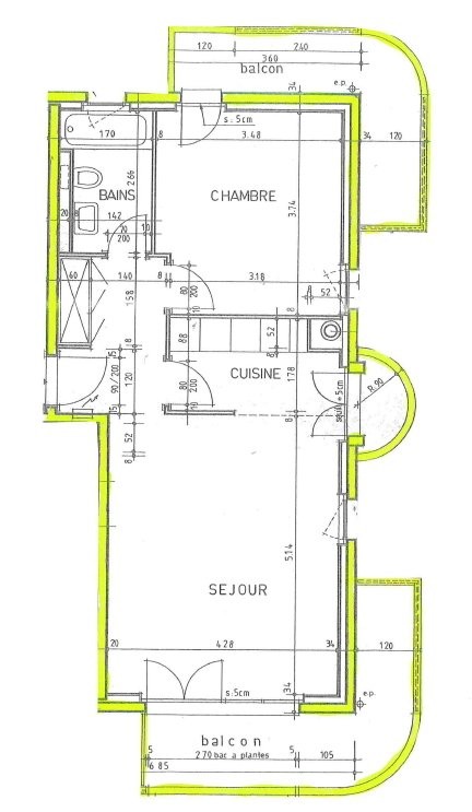 Joli appartement de 1 pièces au centre ville de Lausanne 11