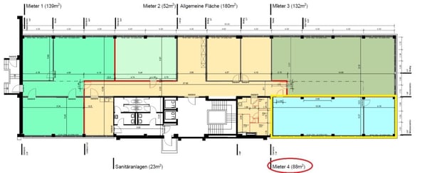 Büroräumlichkeit zu vermieten an Toplage! 8