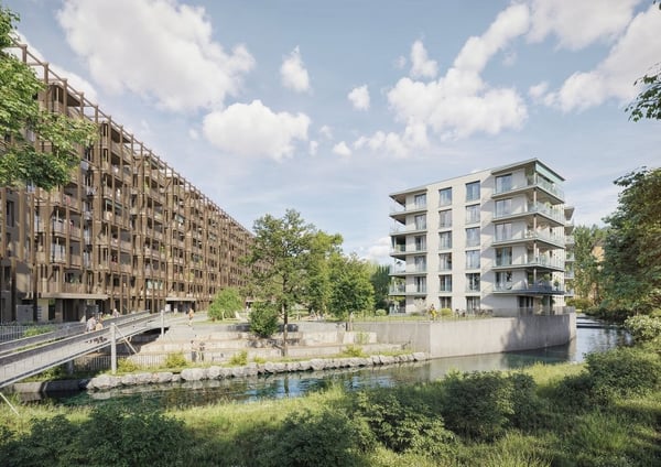 Wohnen auf dem alten Läckerlihuus-Areal 1