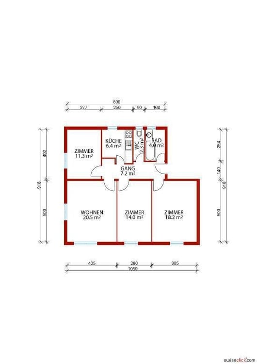 Helle Wohnung im Osten der Stadt St. Gallen 7