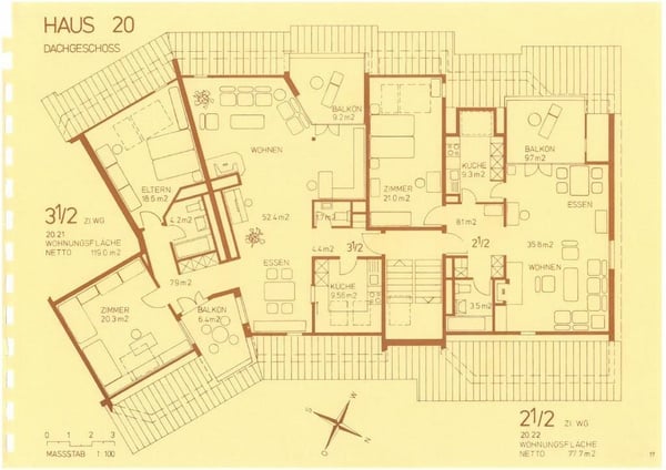 Grosszügige 1.5-Zimmer-Dachwohnung 6