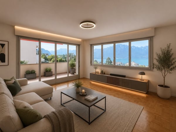 A louer dans quartier calme sur les hauts de Montreux 1