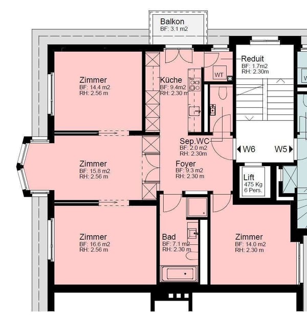 Charmante 3.5-Zimmerwohnung 5