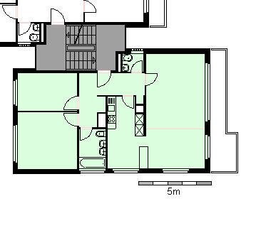 Grosszügige und helle Wohnung 9
