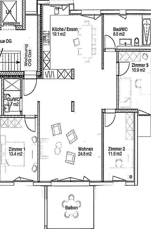 Moderne Wohnung an ruhiger Lage 12