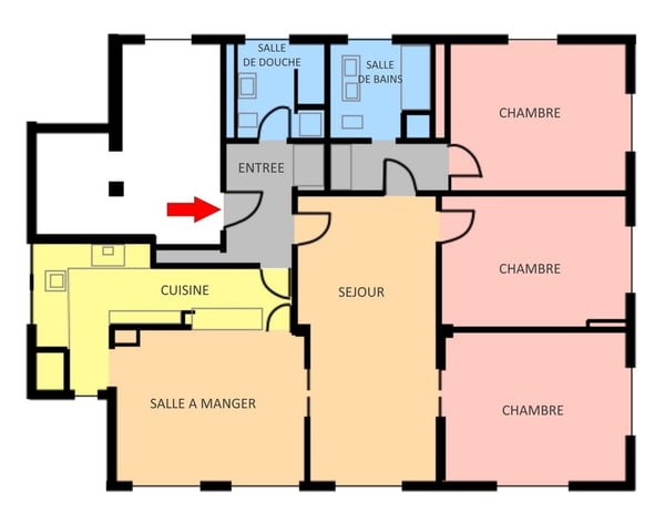 Bel-Air 1, magnifique logement dans la tour au 12 ème étage 11