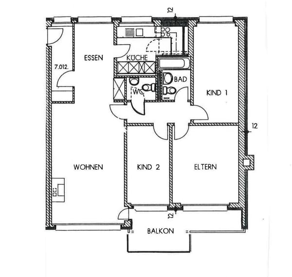 Ruhig gelegene Wohnung 7