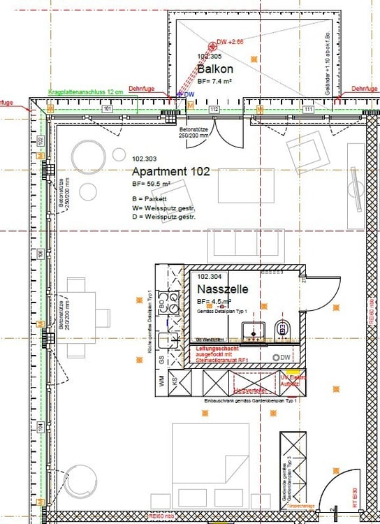 Helle Loft-Wohnung mitten in Zürich-Oerlikon 6