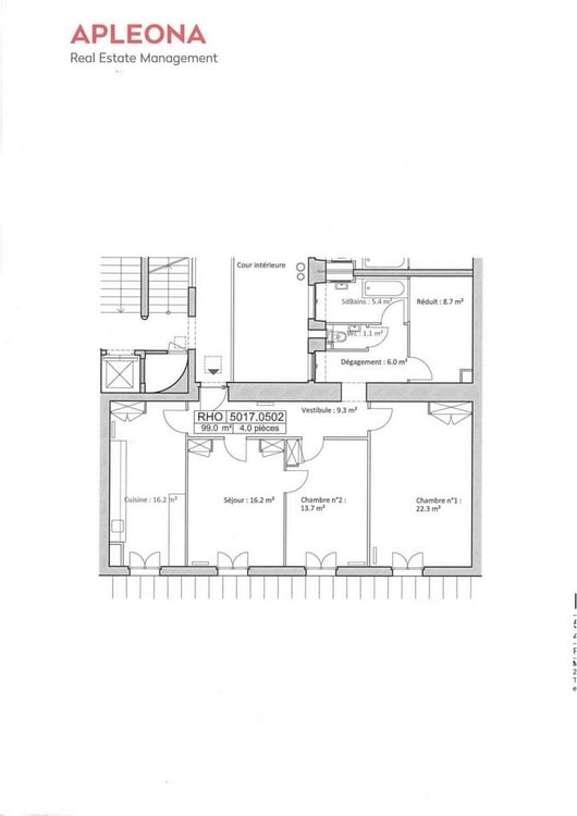 Bel appartement situé dans un immeuble de standing 5
