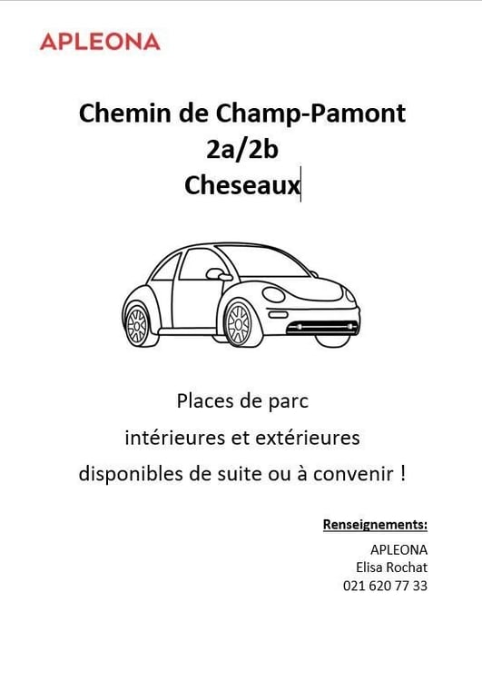 Place de parking extérieure 13