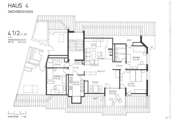 Gemütliche Dachwohnung mit Chéminée und Balkon 10