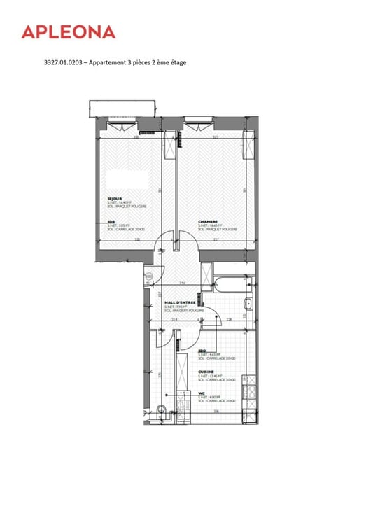 Spacieux 3 pièces proche de l'Hôpital 11