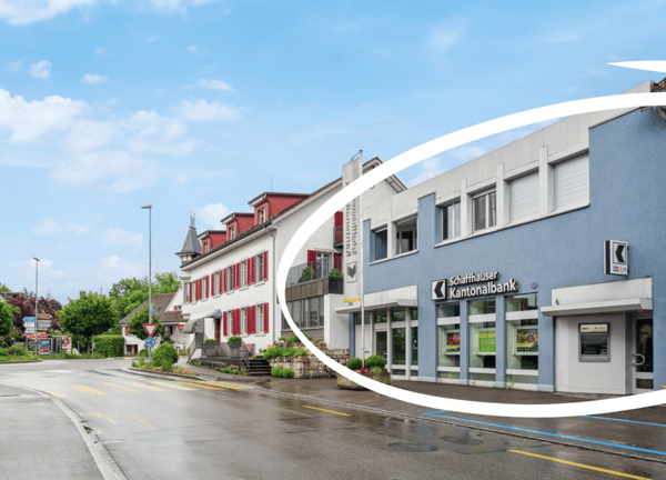 Gewerbe- und Wohnliegenschaft an zentraler Lager in Thayngen zu verkaufen 1