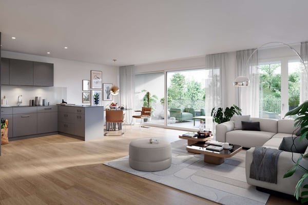 1.5-Zimmer-Neubauwohnung im Breitequartier