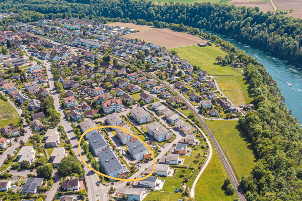 Lebensqualität am Rhein - Eigentumswohnung mit Gartenfläche in Dachsen 1