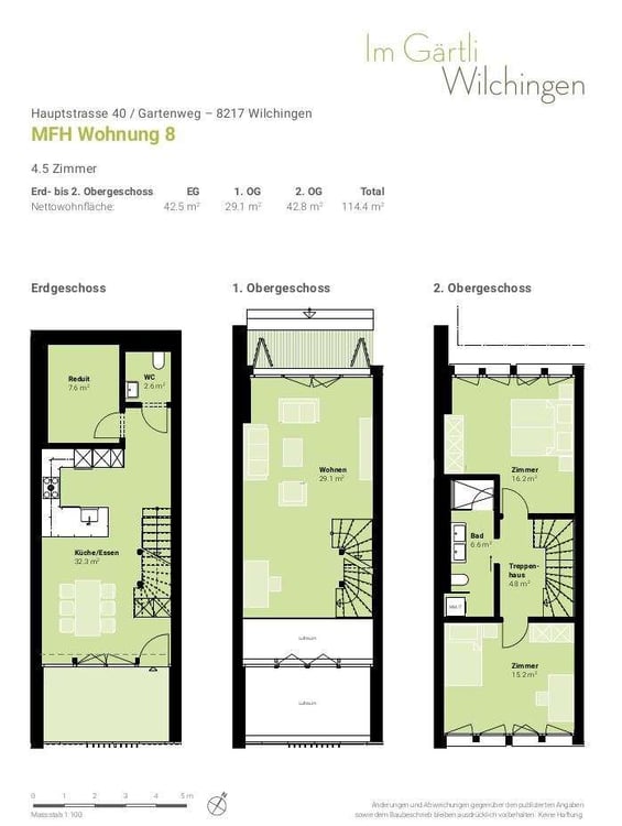 Neubau Mietwohnungen in Wilchingen - Im Gärtli 4