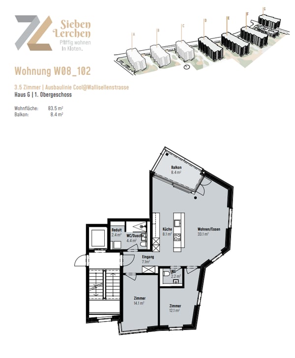 1.5-Zimmer Neubauwohnung in der Überbauung «7 Lerchen» - Ihr modernes Zuhause in Kloten 10