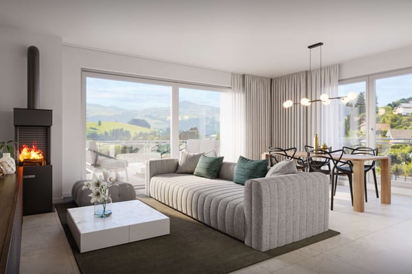 Exklusive 4.5-Zimmer-Dachwohnung - Wohnen mit Weitblick im Alpstein Panorama 3