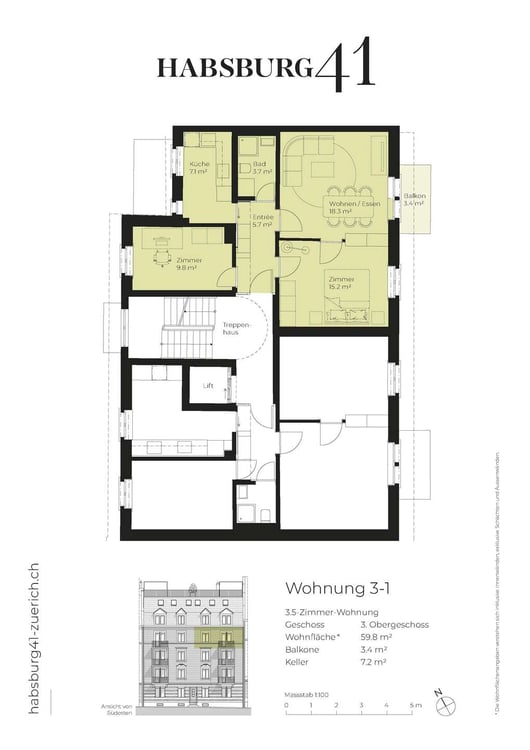 Stadtgefühl, Quartiercharme und ein Zuhause mit Anspruch - Habsburg 41 5