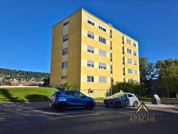 Lumineux 1.5 pièces avec loggia au dernier étage 15