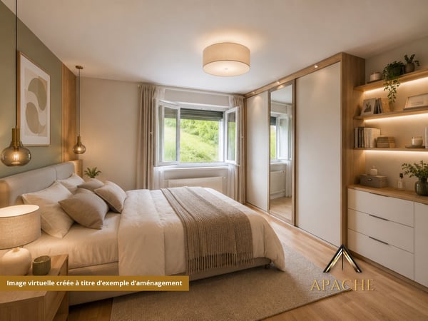 Appartement de 3.5 pièces avec balcon et vue imprenable en position dominante 12