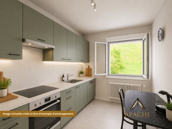Appartement de 3.5 pièces avec balcon et vue imprenable en position dominante 6