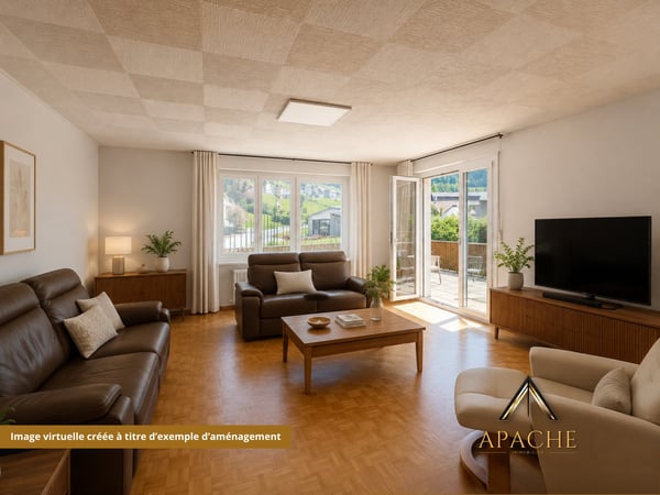 Généreuse maison familiale, 2 appartements pouvant être réunis et 5 garages 6