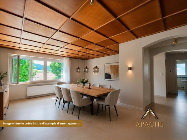 Généreuse maison familiale, 2 appartements pouvant être réunis et 5 garages 4