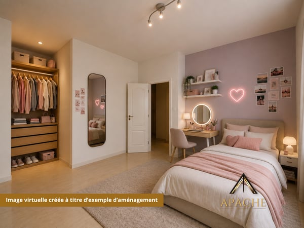 2 + 3.5 pièces ou 5.5 pièces avec grand balcon ? A vous de choisir ! 9