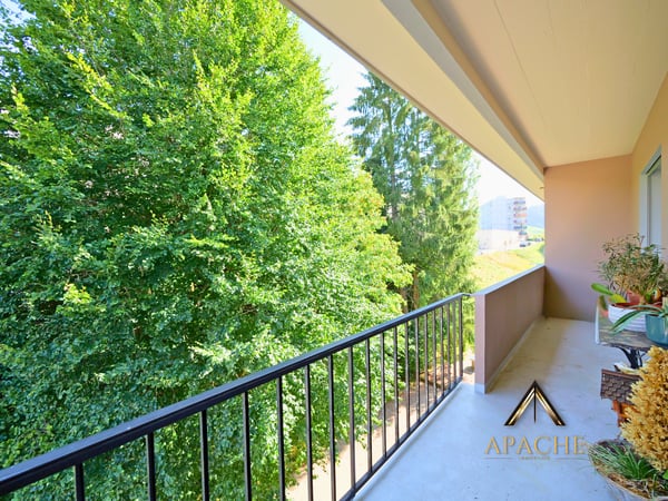 Lumineux 4.5 pièces avec deux balcons dans un environnement paisible 3