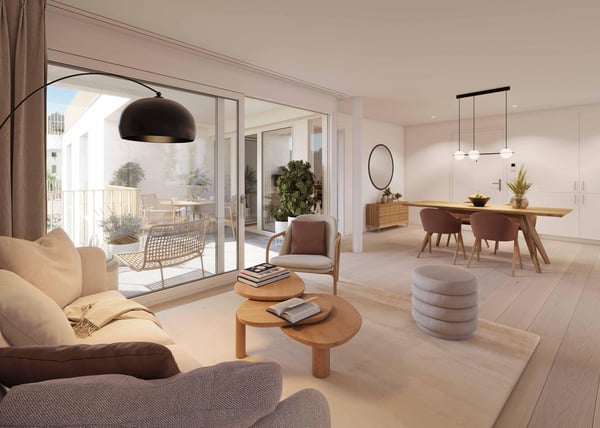 Moderne 1.5-Zimmer-Gartenwohnung im Neubauprojekt FRYMAA Ihr neues Zuhause in Zürich Leimbach 2