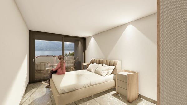 Moderne 3.5-Zi.-Wohnung mit grosszügiger Terrasse und Seesicht 2