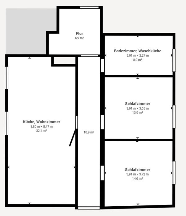 Charmante Wohnung im Bata-Park